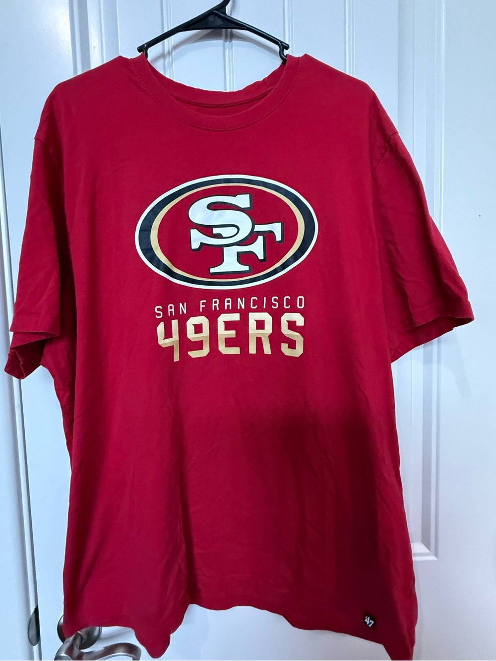 Men’s San Francisco 49ers Red Graphic Tee 100% Cotton size 2XL